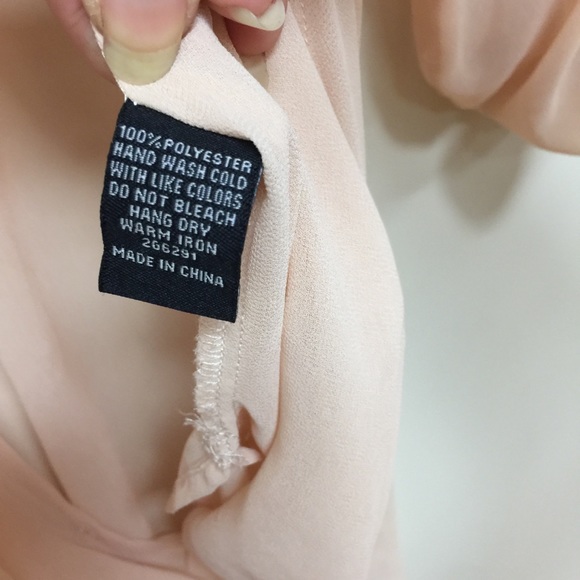 Pink Chiffon Embroidered Blouse - Picture 6 of 6